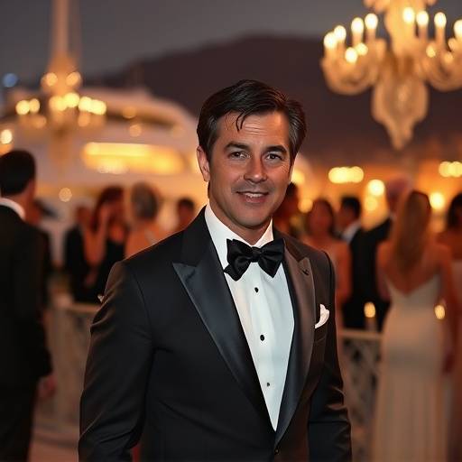 Marc Dubois lors d'un gala de charit√© √† Monaco