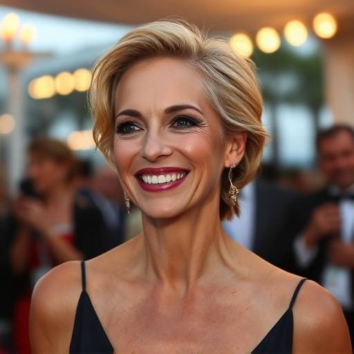 Sharon Stone souriant lors du gala amfAR √† Cannes