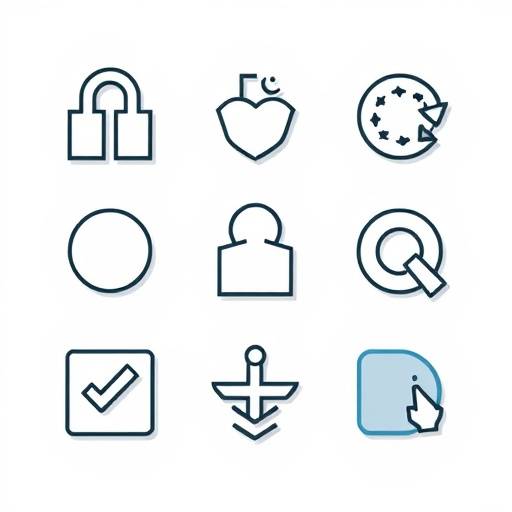 Une image représentant différentes icônes symbolisant les droits des utilisateurs, telles que le droit d'accès, le droit de rectification et le droit à l'effacement.